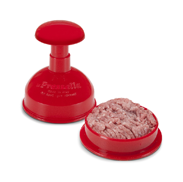 Lacor Pressa Per Hamburger Fatti In Casa – Stampo In Alluminio Pressofuso Con Manico In Legno – Include 60 Fogli Antiaderenti
